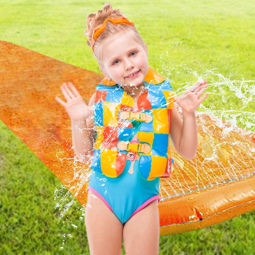 Enkel Water Slide Mat Achtertuin Water Slide Board Tarp Zomer Zwemmen Spray Water Speelgoed Voor Kinderen Buiten Plezier Hebben