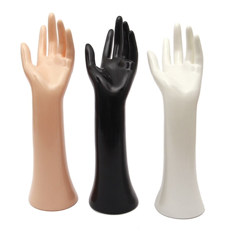 23 cmx 23cm mannequin hånd finger hanske ringe armbånd armbånd smykker vise stativ holder