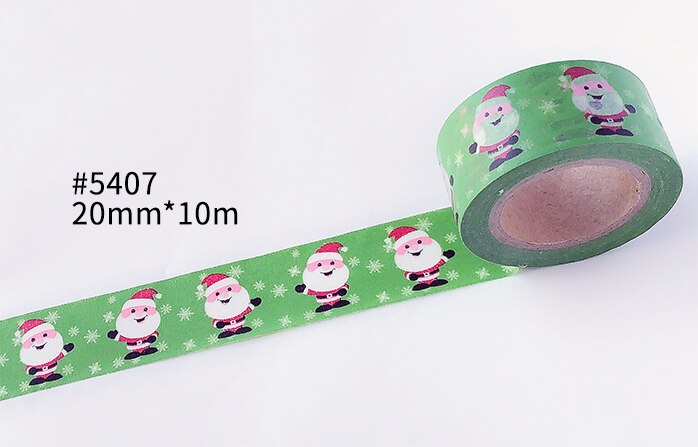 Cute Washi Tape Christmas Washi Tape Basic Pattern Washi Paper Tape DIY Paper Tape: 5407