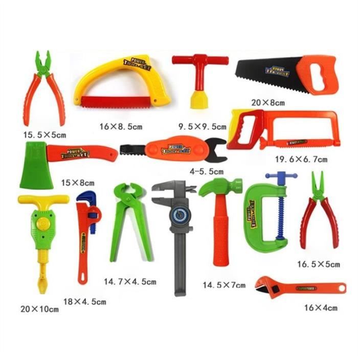 32 Pcs Repair Tools Set Children Simulation Toy Repair Kit For Children Learning Play Engineering Maintenance Tool