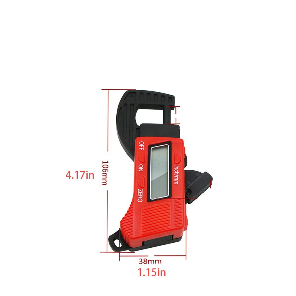 Light Portable Thickness Measuring Instrument Electronic Digital Display Thickness Gauge Width Gauging Tools