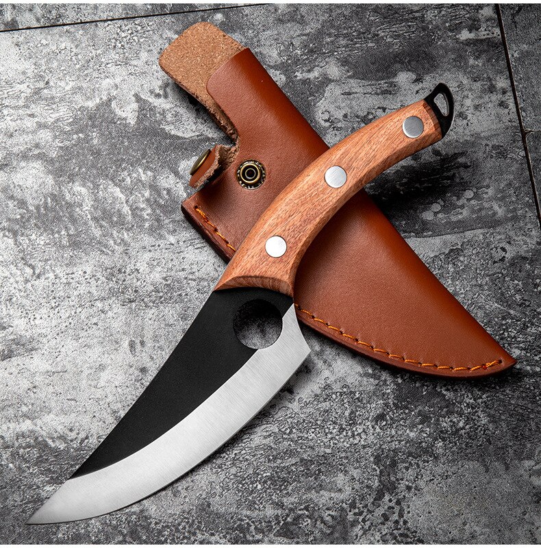 Sharp Blade Steel Kitchen Boning Knifes Fish Filleting Knife Meat Cleaver Butcher Knife Cooking Tools