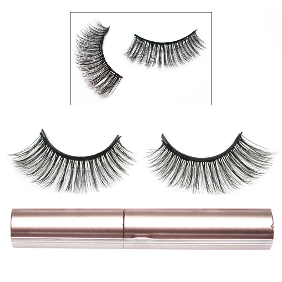 Set di ciglia magnetiche 3D impermeabile duraturo Eyeliner magnetico naturale magnete ciglia estensione trucco Kit ciglia finte: SA122