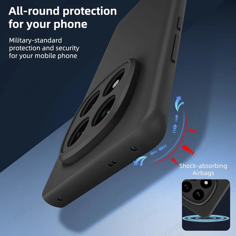 Custodia in silicone liquido TPU per Xiaomi Redmi Nota 14 pro 5G pro Nota14pro 4G custodia protettiva paraurti flessibile fundas coque Capa