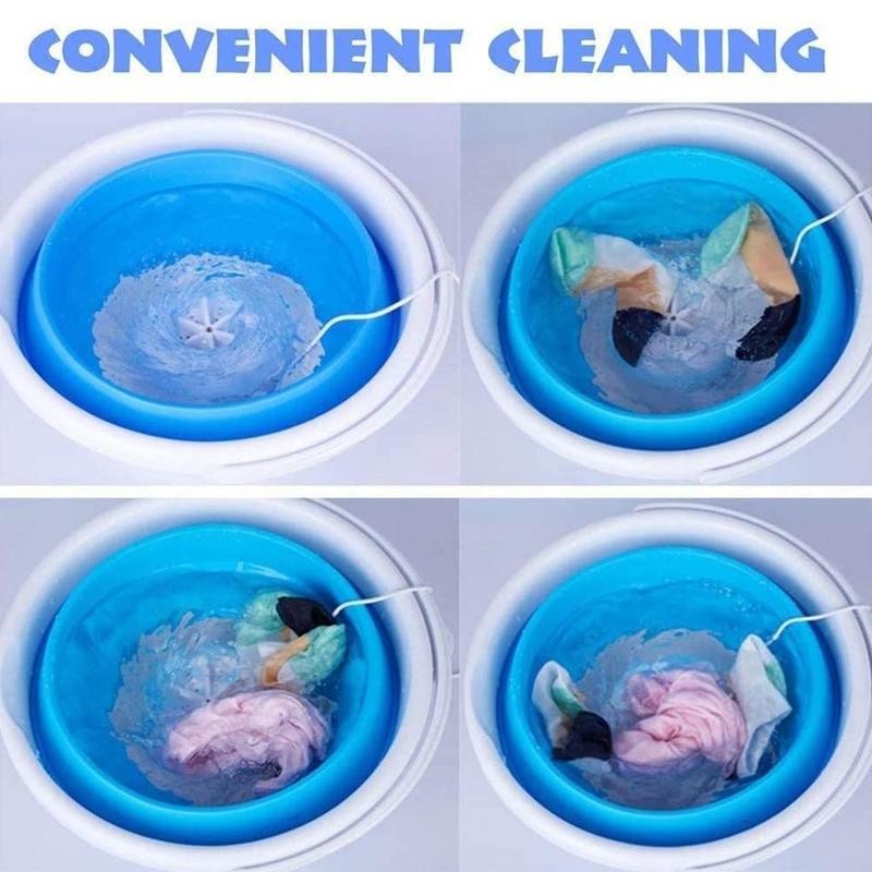 Składane przenośne elektryczne pralka mini automatyczne ubrania kształt wiadra pralnia USB podkładka robić domu podróży USB dormitorium