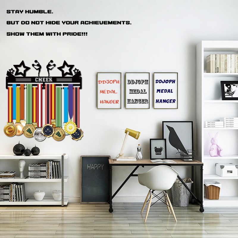 Support de médaille de danse de danse support de cintre de médaille de Sport pour le présentoir de médaille de médailles de danse