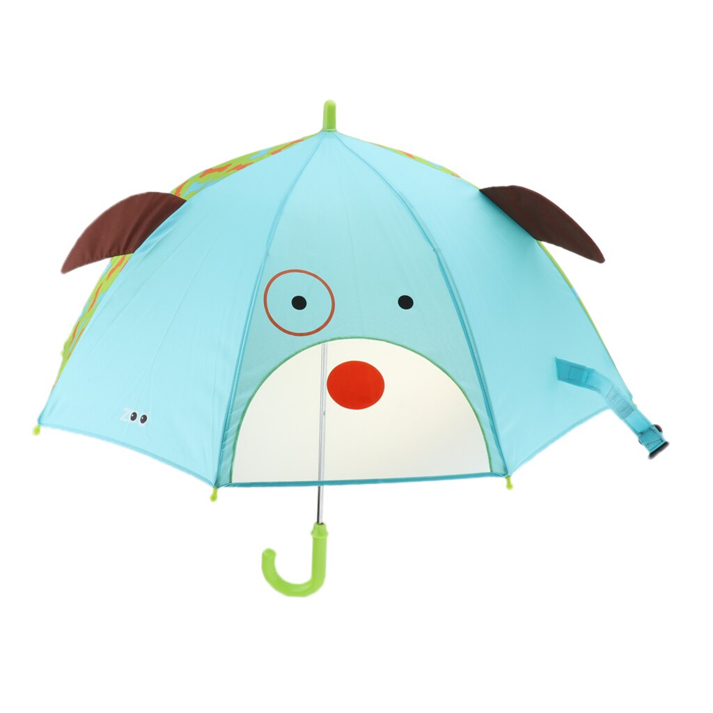 Parapluie 3D motif Animal joli | Mignon, dessin animé, pour enfants étudiants