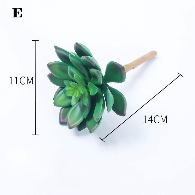 Simulation Plants Artificial Succulent Plant Artificial Plants Landscape Garden Flower Pot Green Wall Valentine's Day Decor: 5