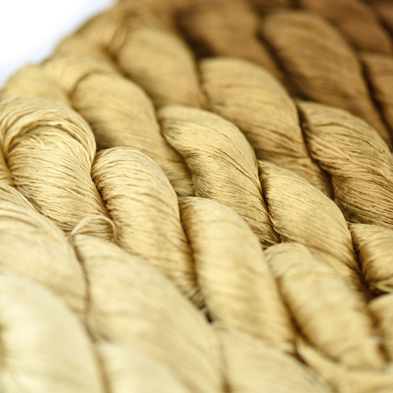 Zijde Borduurgaren/100% Zijden Draad/Hand Borduren Borduren Kruissteek/Zand Geel/8 Zuivere Kleuren