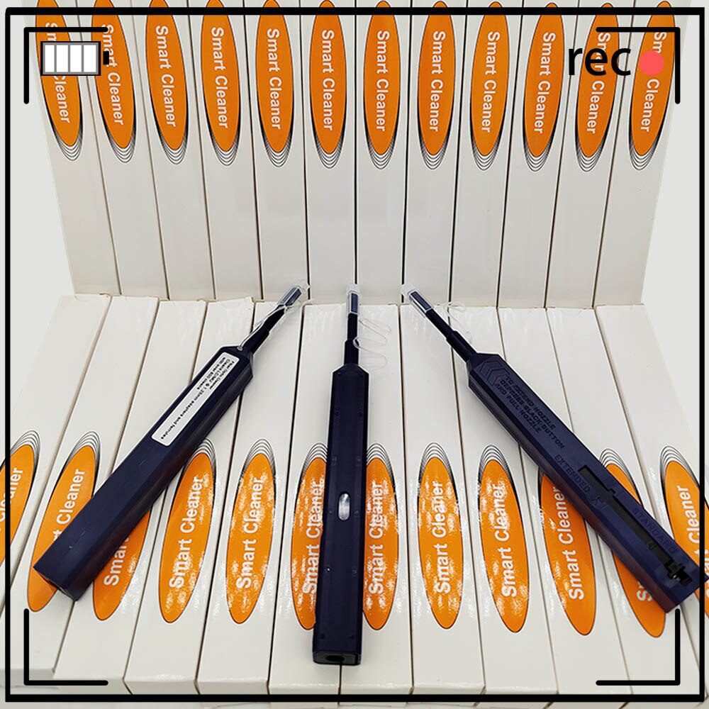 Bolígrafo limpiador de fibra óptica LC/SC/FC/ST, 1,25mm, 2,5mm, identificador de fibra óptica con un clic, herramienta de limpieza de conectores Sc