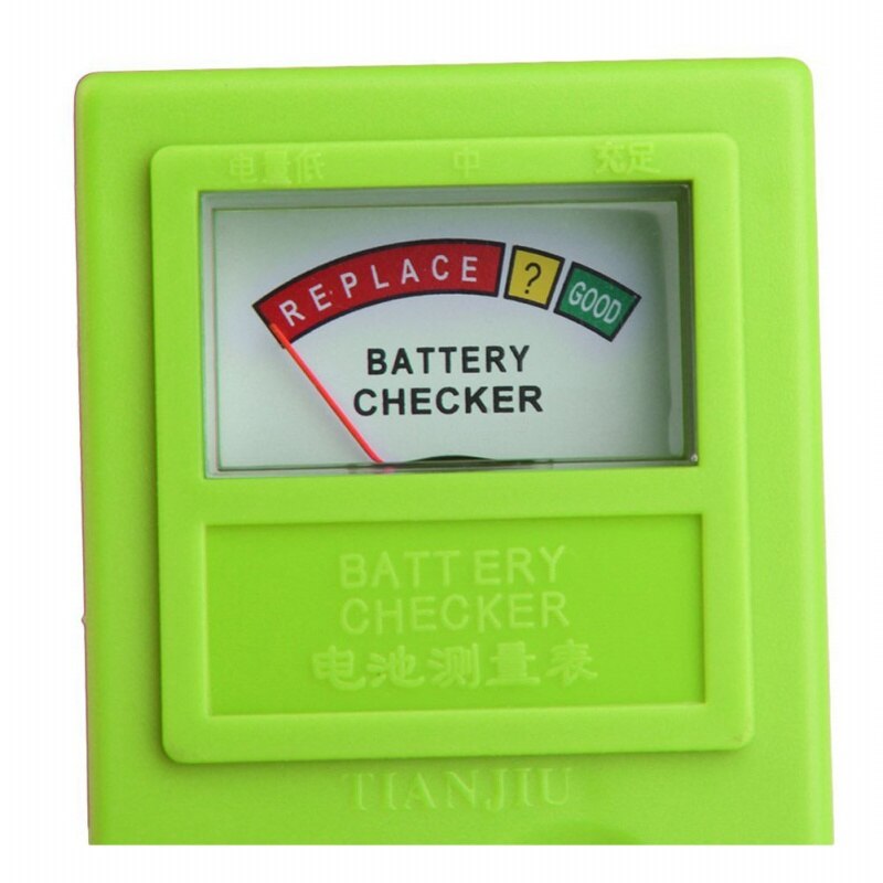 1.55V En 3V Knoopcel Battery Checker Tester Groen