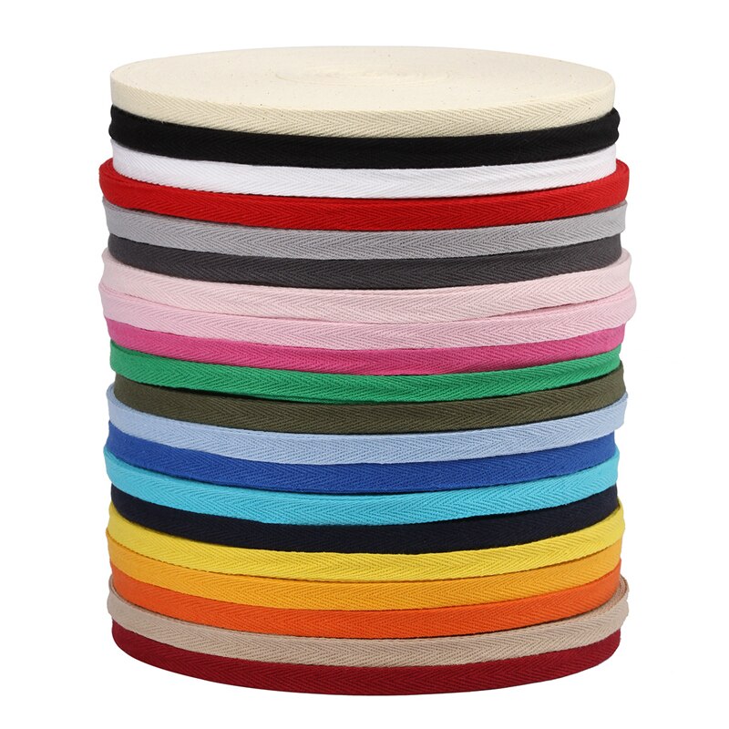 Rubans à chevrons multicolores en coton tissé | 10, 1cm, bandes tissées, surjetées, ceinture en tissu, accessoires de bricolage