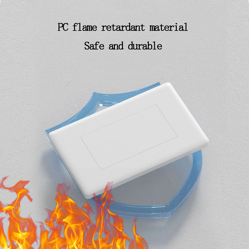 Leere Abdeckung im US-Standard-18-Typ, mittelgroß, groß, Vier-Positionen-Anschlussdose, Abdeckung für dunkle Box-Schallwandabdeckung, hässliche blinde Platte