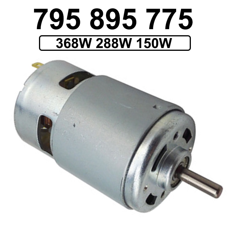 12V 24V DC High Speed Motor 6000-12000RPM Shaft Diameter 5MM Reversed Adjustable Speed Electric DC 12V Motor With Ball Bearing