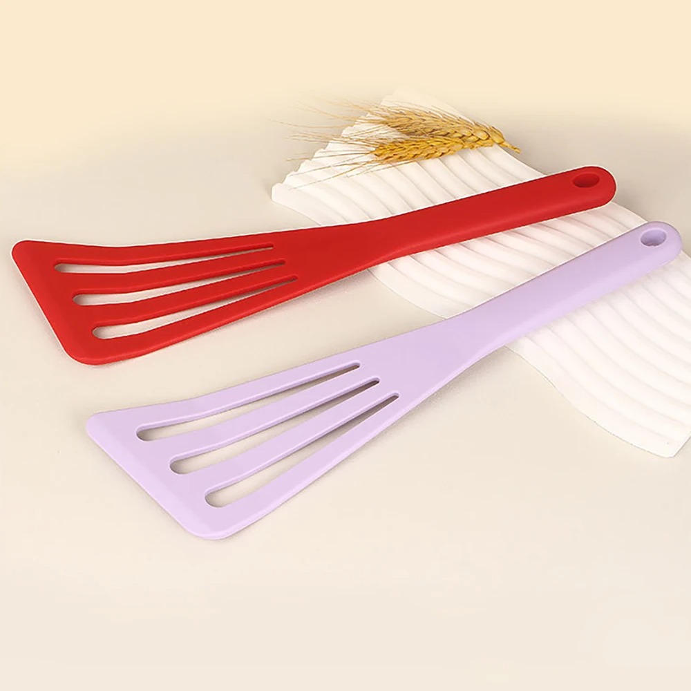 1 st Pannenkoek spatel Siliconen spatel diagonale spatel non-stick pan speciale roerbak spatel gebakken steak gebakken vis spatel