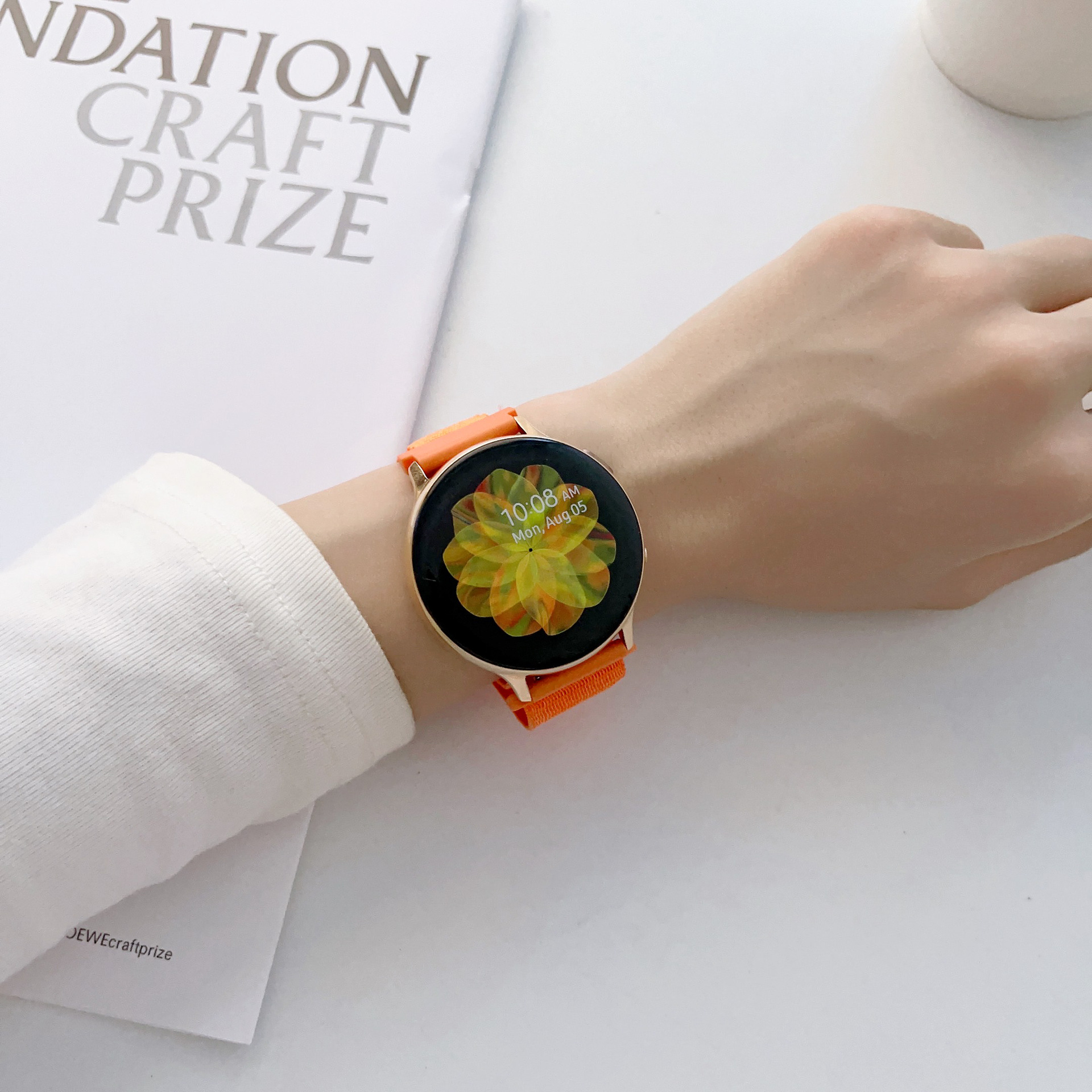 Reim til ticwatch pro 5 rem nylon myke armbåndsremmer skjermbeskytterfilm til kvinner menn belte