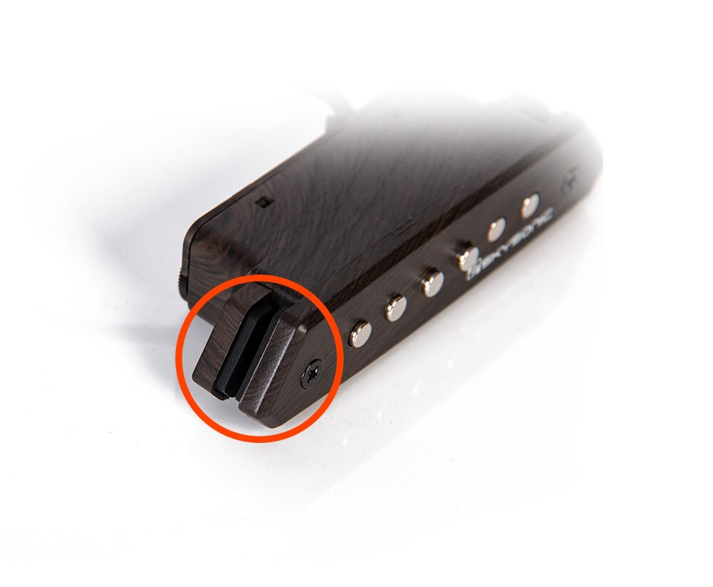 Skysonic A-810 Acoustic Guitar Pickup Dual Coil Sound hole Pickup with Tone and Volume Control Humbucker Pickup