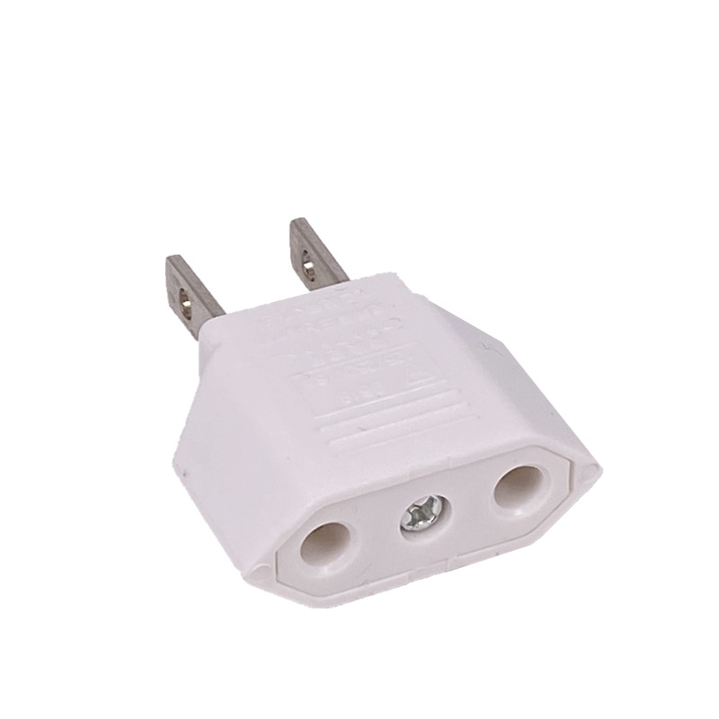 US Japan China Travel Plug Adapter European EU To US JP Power Adapter Electrical Plug Converter Sockets AC Charger Outlet: WHITE