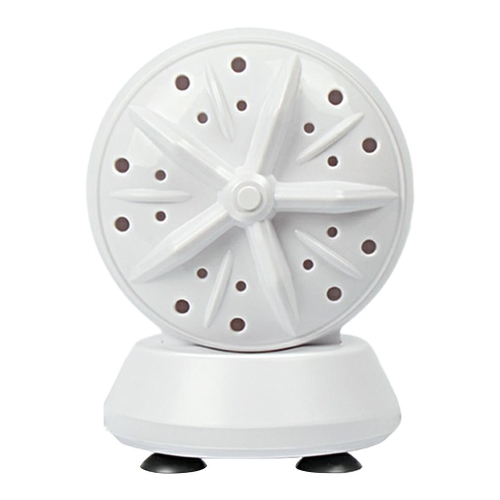 Ultrasonic Two-in-One Washing Machine Twin Turbo Bubble Washer Usb Rechargeable Mini Washing Machine