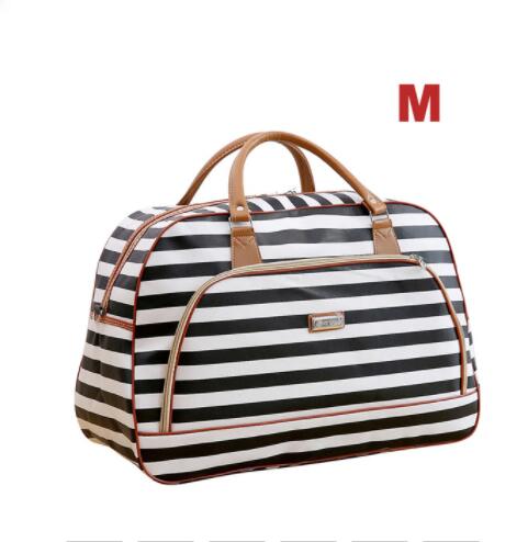 hand travel bag large capacity duffel bag PU leather big bag waterproof short-term travel shoulder bag female: L14