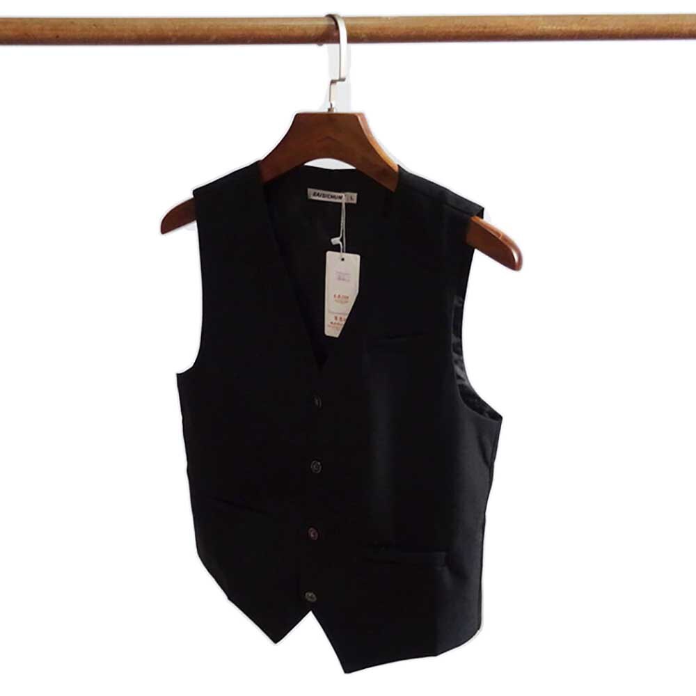 Mannen Britse Gleed Kleur Vest Slanke Ffitting Pak Bruidegom Kleine Vest Zakelijk Office Wedding Leisure Kleding