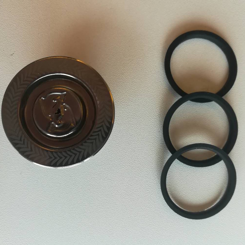 Icafilas sorte silikone o-ringe til nespresso filter genopfyldelige kapsler i rustfrit stål kropsdæksel tilbehør