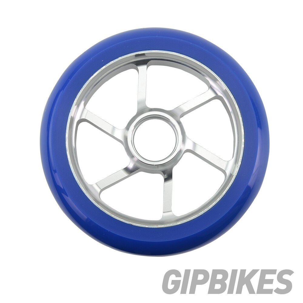 Stunt Scooter Wheels High elasticity PU Aluminium Alloy Steel Hub Scooter Wheel High elasticity Steel Hub Wheels 110mm 125mm