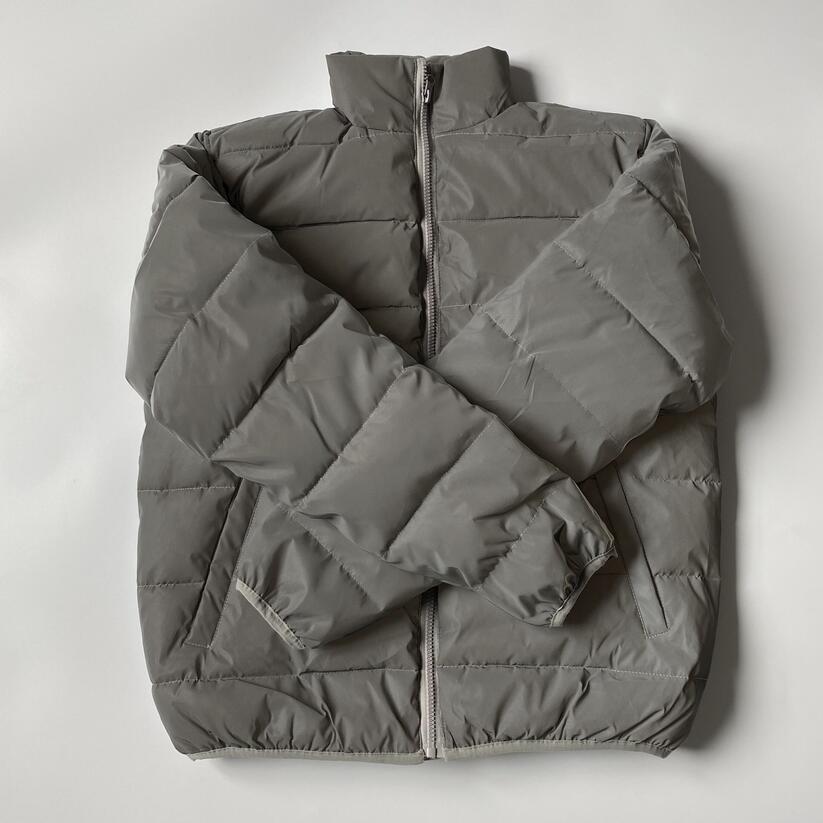 Winter Parka Mannen Reflecterende Jas Katoen Gewatteerde Harajuku Straat Hip Hop Vrouwen Night Reflecteren Licht Warm jas