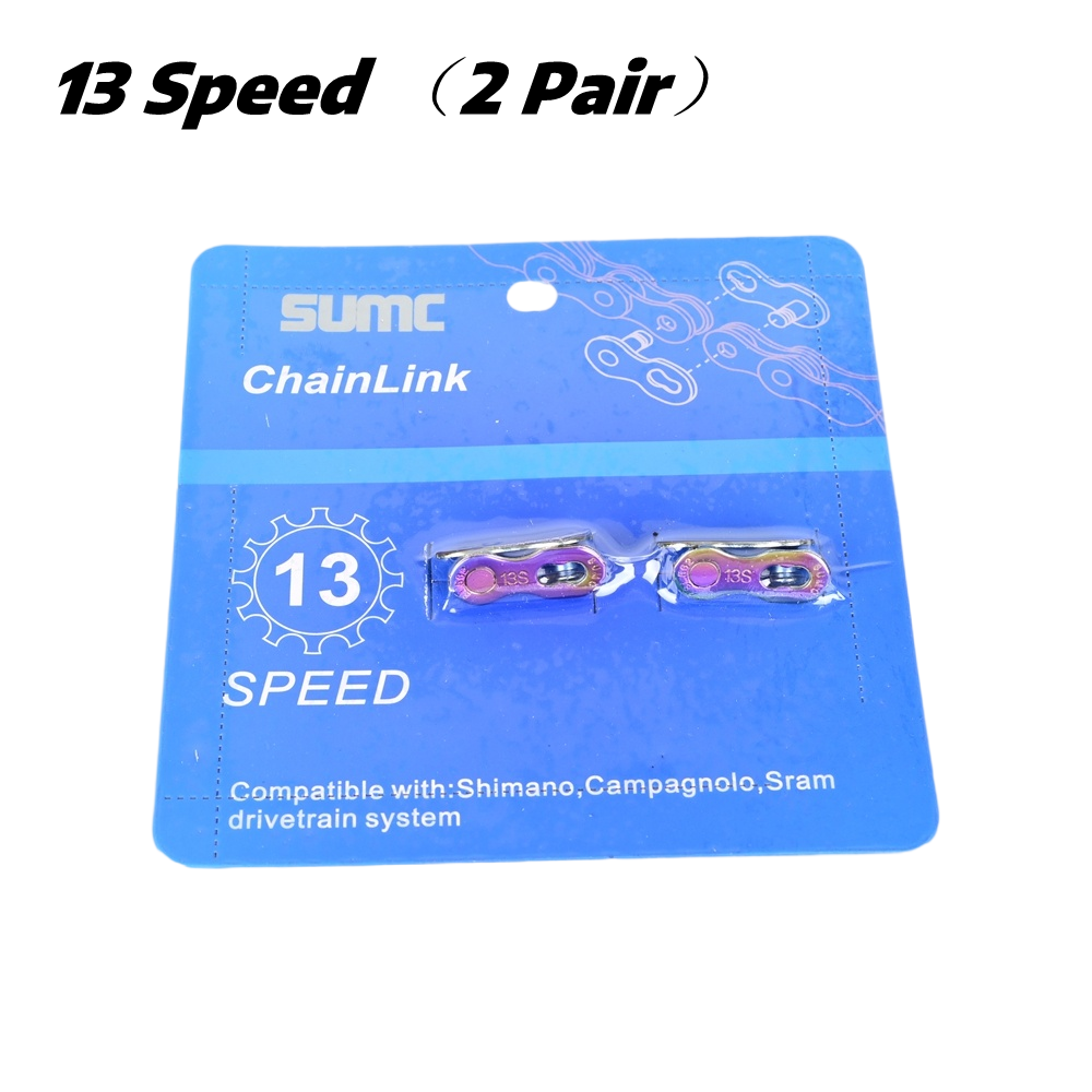 SUMC Bicycle Chain Missing Link Magic buckle 11 12 speed silver gold Chain Link 6/7/8s 9s 10s 11s 12S bicycle quick magic button: Dark Grey
