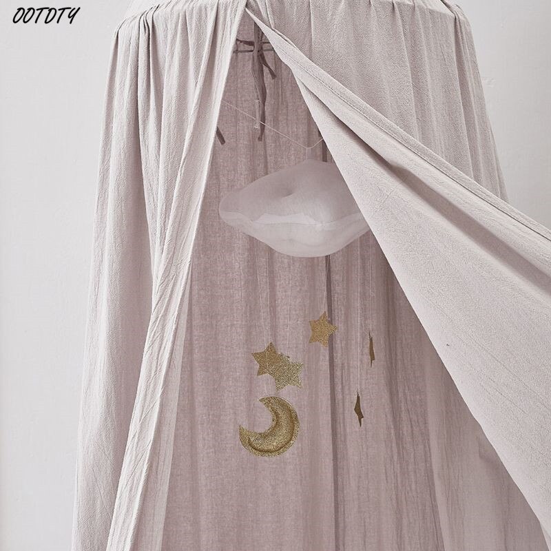 Bebé DIY colgante fotografía Prop techo móvil colgante nube decoraciones guirnalda de estrellas juguete para cuna niños decoración para dormitorio infantil