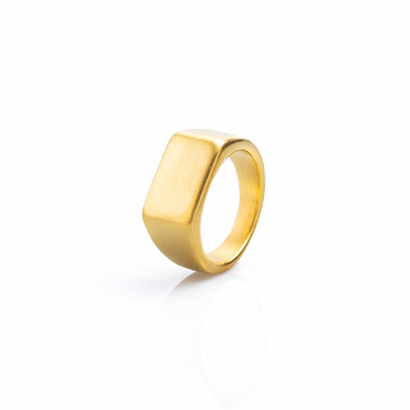 Jiayiqi-Bagues Punk Rock conviviale rées et lisses pour hommes et femmes, oral alière classique, Cool , Bijoux de fête: 11 / Black
