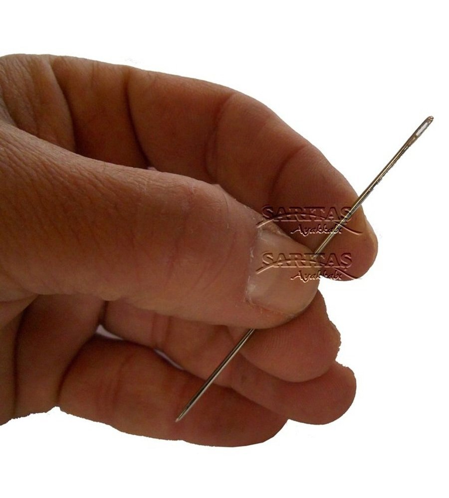 10 adet saraç iğnesi, deri dikiş i̇ğnesi deri el aleti