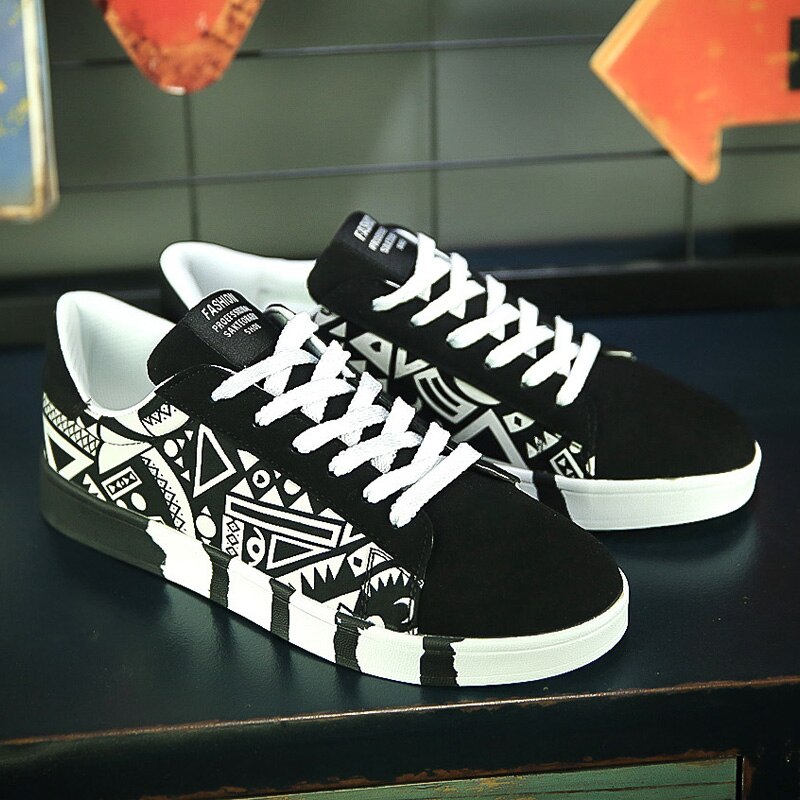 SIERGAN Men Casual Shoes Factory Casual Men Shoes Sneakers Cheap Printed