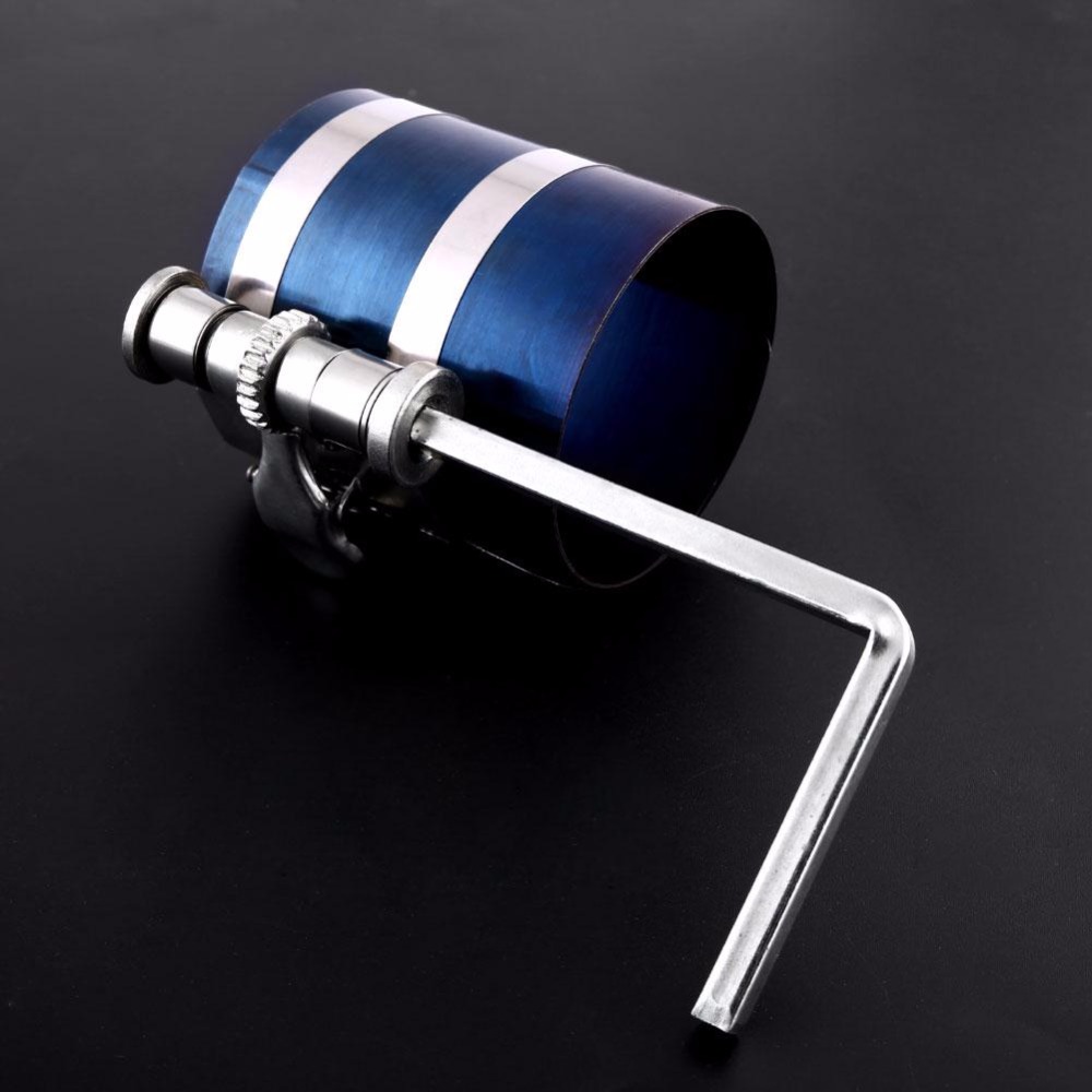 Anillo de pistón de motor de coche de 3 pulgadas, herramienta de compresor de 53-150mm, motores de compresión de motor automático, herramienta instaladora de banda de trinquete