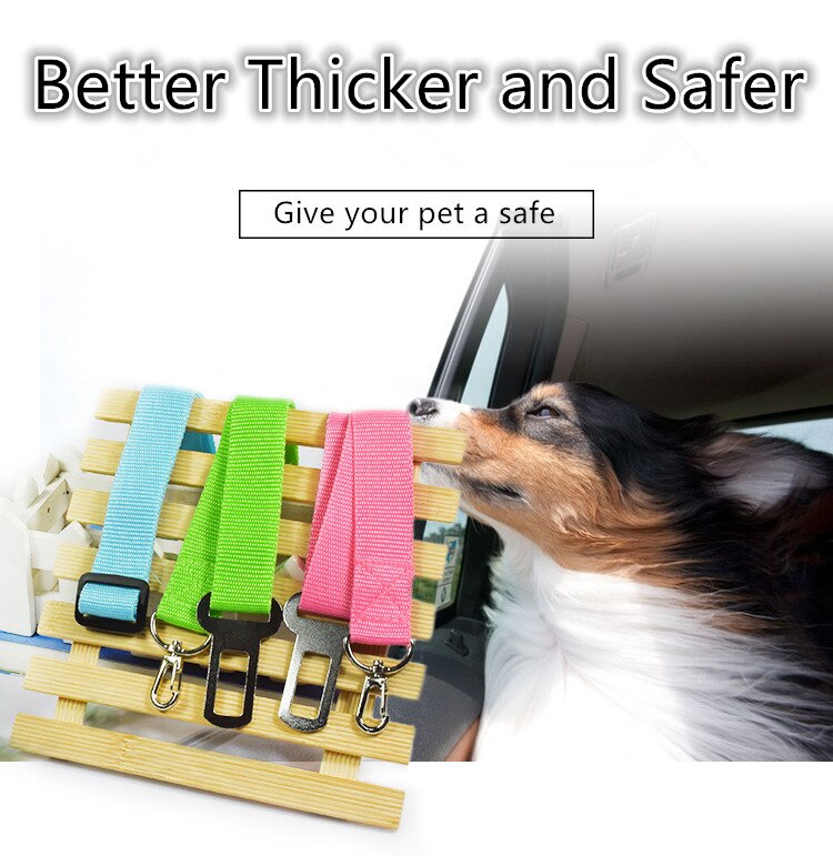 Voertuig Auto Pet Dog Seat Belt Puppy Auto Gordel Harness Lead Clip Hond Levert Veiligheid Hendel Auto Tractie Producten