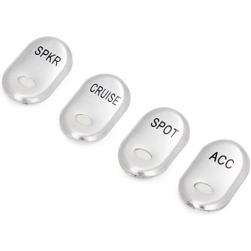 4 Pcs Motorcycle Rocker Switch Cover Button Cover Kit for Electra Road Glide