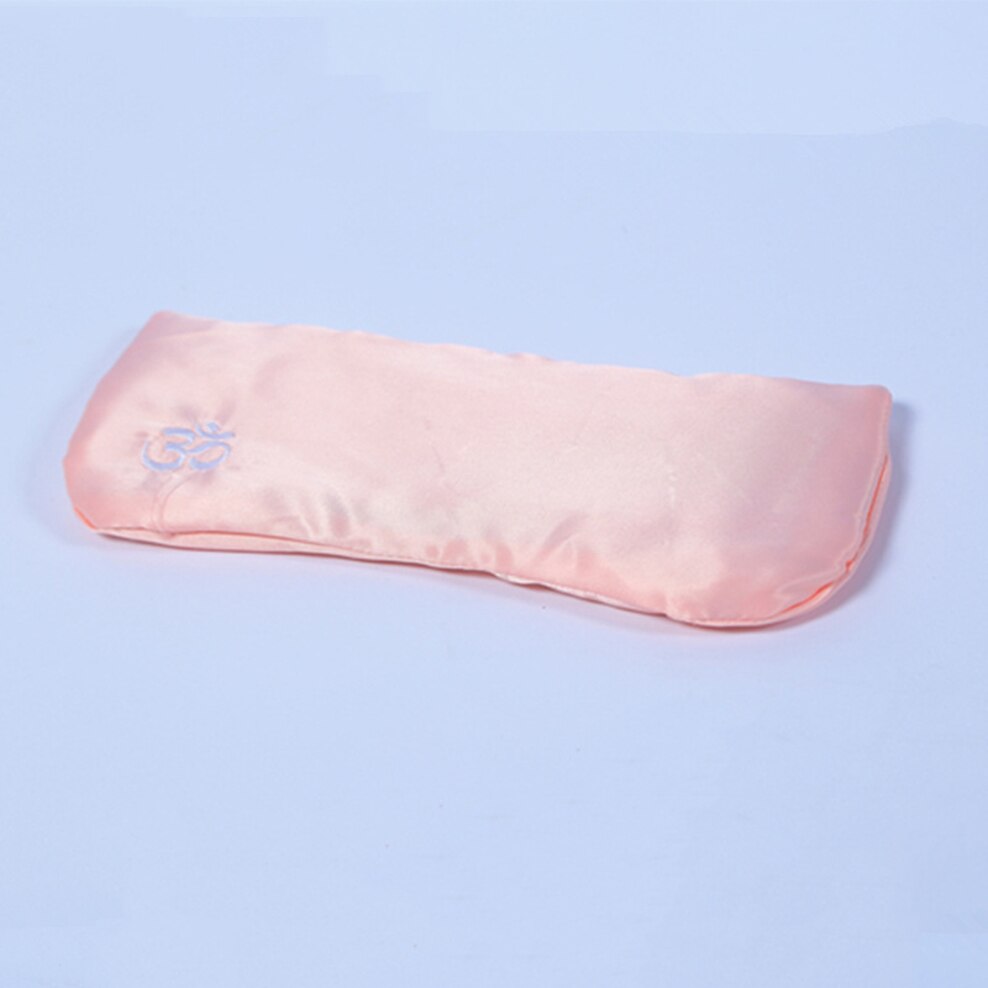 Yoga meditation Eye pillow Lavender Cassia Seed Eye Pillow Soothing sleep Eye pillow Health care Chinese medicine eye mask: Pink