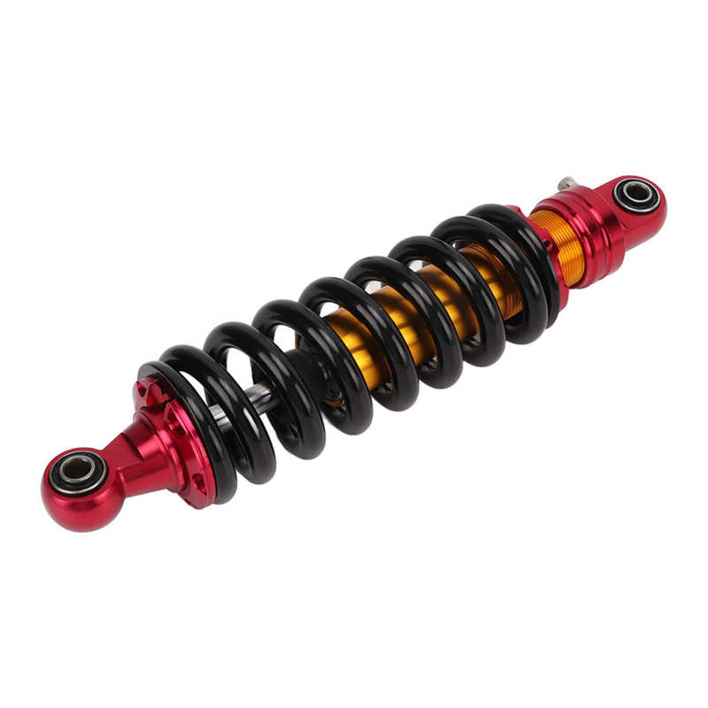 Shock Absorber Universal Shock Strut Red Golden Anti Vibration Metal Sturdy for SUVs for ATVs for Motorcycles