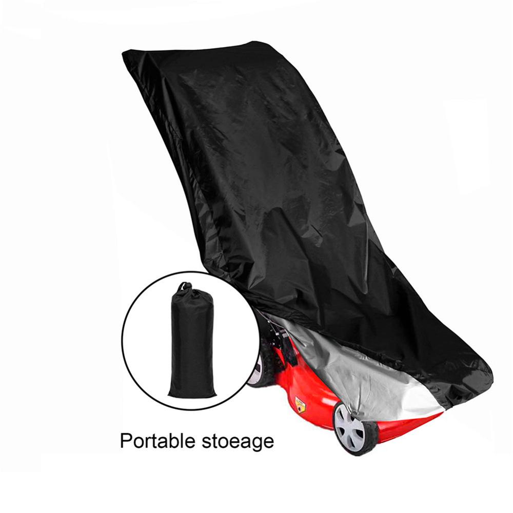 Waterproof Weather UV Protector for Push Mowers Polyester Lawn Mower Cover Universal Fit Shade Garden Supplies