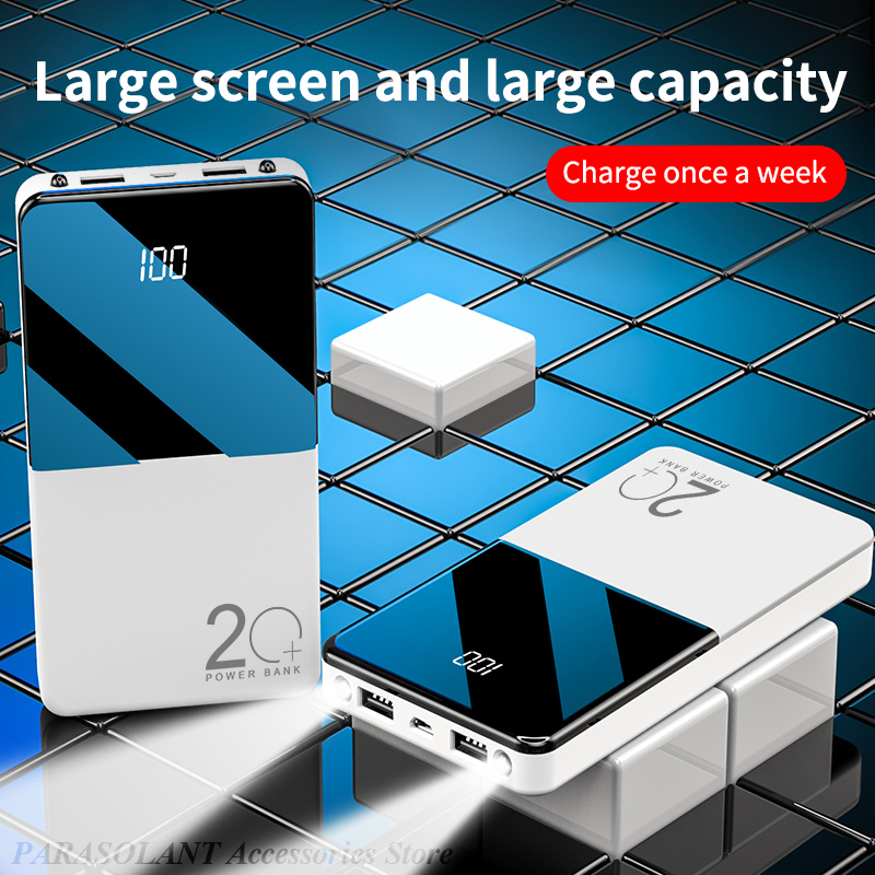 Power Bank 20000 mAh Tragbare Lade Poverbank Handy Externe Batterie Ladegerät Power 20000 mAh für Xiao mi mi