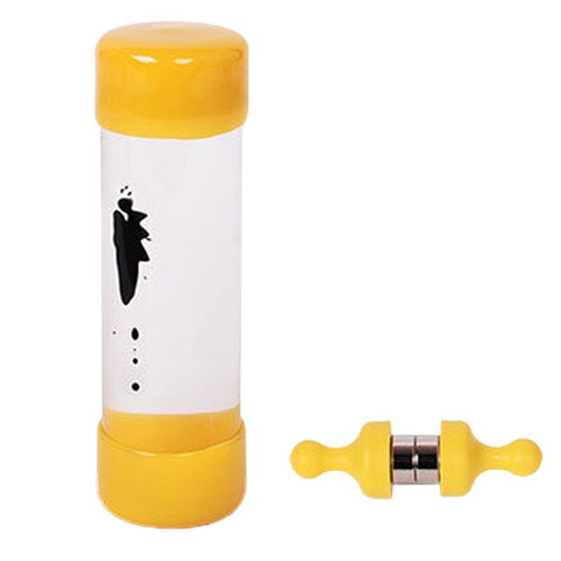 Ferrofluid Magnetic Fluid Liquid Display Funny Stress Relief Toys Science Decompression Anti Stress Toy: Yellow