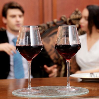 Plastique américain Transparent incassable Silicone plastique vin verre tasses barre maison gobelet