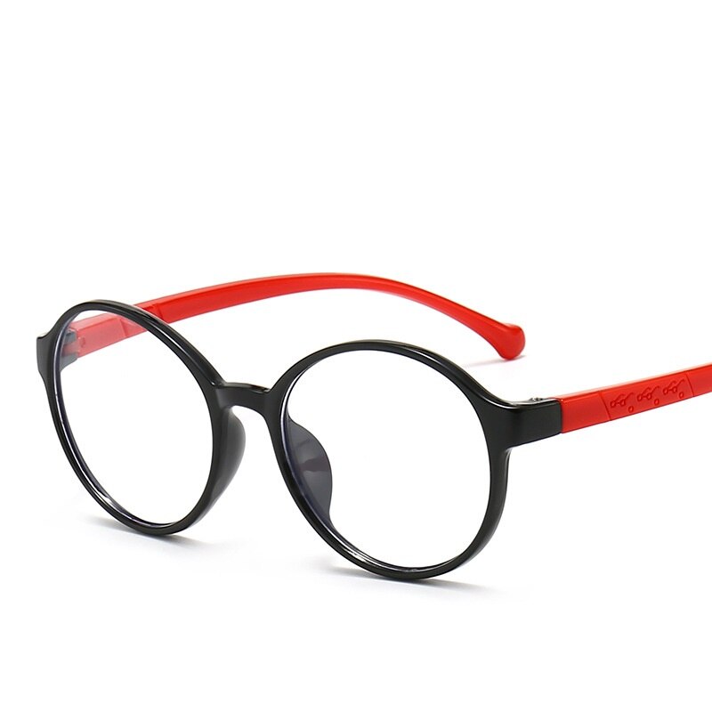 Anti-blue Light Kids Glasses Optical Frame Children Boy Girls Computer Transparent Blocking Anti Reflective Round Eyeglasses
