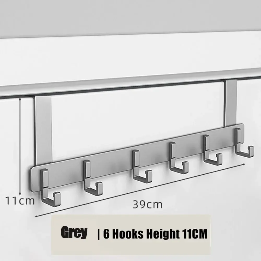 Türhänger, Aufbewahrung, 6 Haken über der Tür, Kleidung, Mantel, Hütte, Handtuchhalter, Heim-Organizer, Gestell, Badezimmer, Küche, Zubehör, Halfter