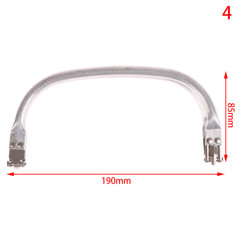 130/190/230/250mm Wolke Arzt Geldbörse Rahmen Metall Aluminium Rohr Rahmen Tasche Griff Kupplung Tasche teile: 4