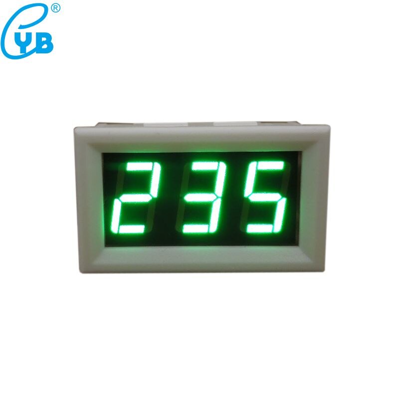 DC 0-600V Voltage Indicator 0-500V LED Digital Voltage Meter Voltmeter Panel Meter Voltmetro Black White Cover Voltage Tester