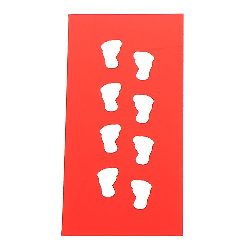 Accessori casa delle bambole Casa & vita 1/12 Bilancia porta Zerbino s Casa di Bambola in Miniatura PVC orma tappeto Zerbino: A