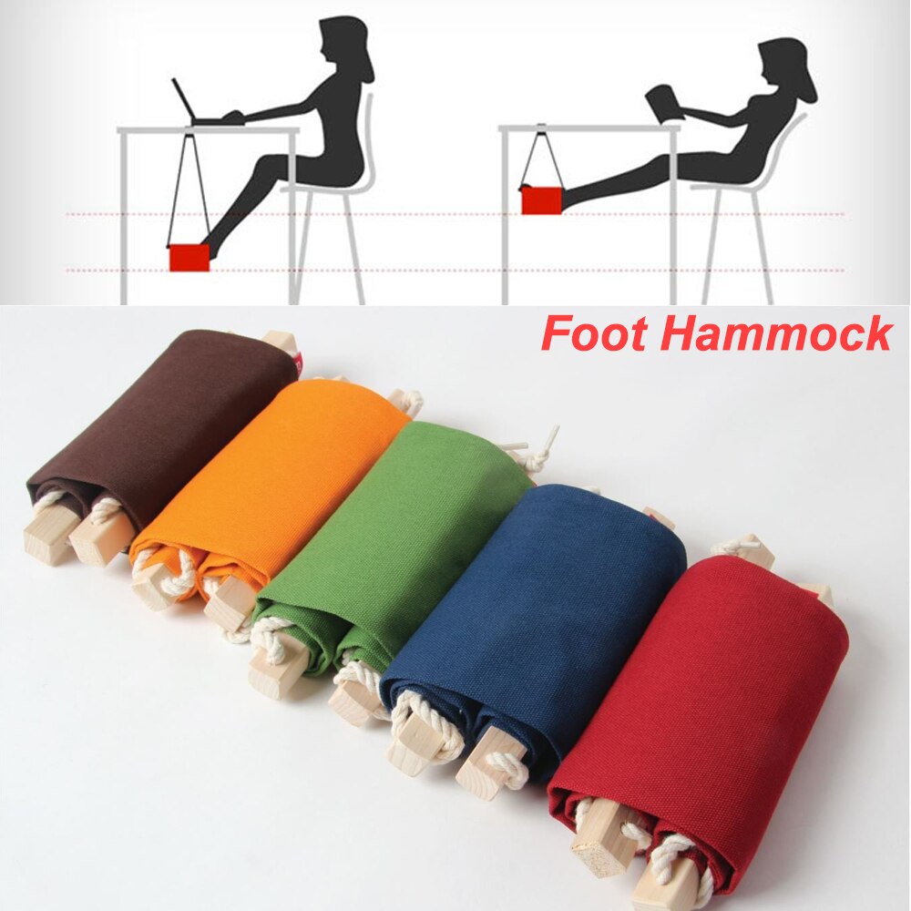 Polyester Fuß Rest Schreibtisch Hängematte, Mini Büro Unter Schreibtisch Fuß Rest Stehen Fuß Hängematte, Einstellbare Schreibtisch Füße Hängematte