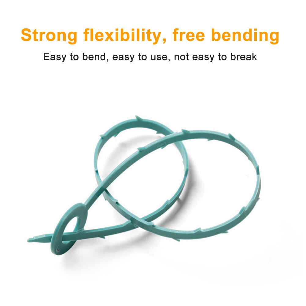 PP Barbed Kitchen Sink Drain Long Handle Bathroom Accessories Pipe Sewer Dredging Tool Clog Remover Cleaning Sticks