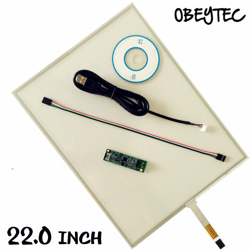 Obeytec 22 zoll Aktive fläche 473*296mm 4 Draht Resistiven Touch-Panel, Für LCD Touch Monitor, mit USB Controller